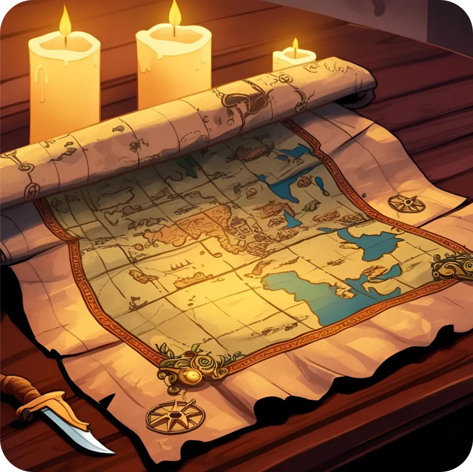 Map candles